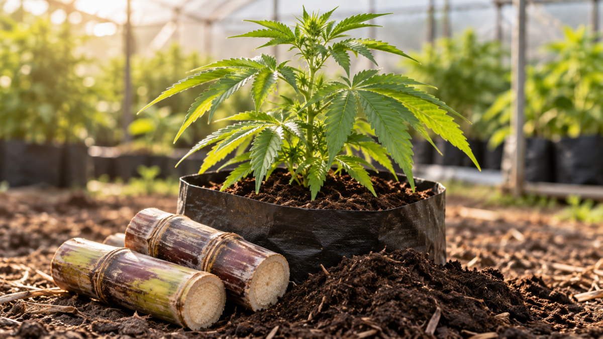 Sugarcane Waste Shows Promise for Hemp Growing Media