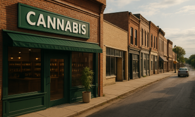storefront labelled 'cannabis'