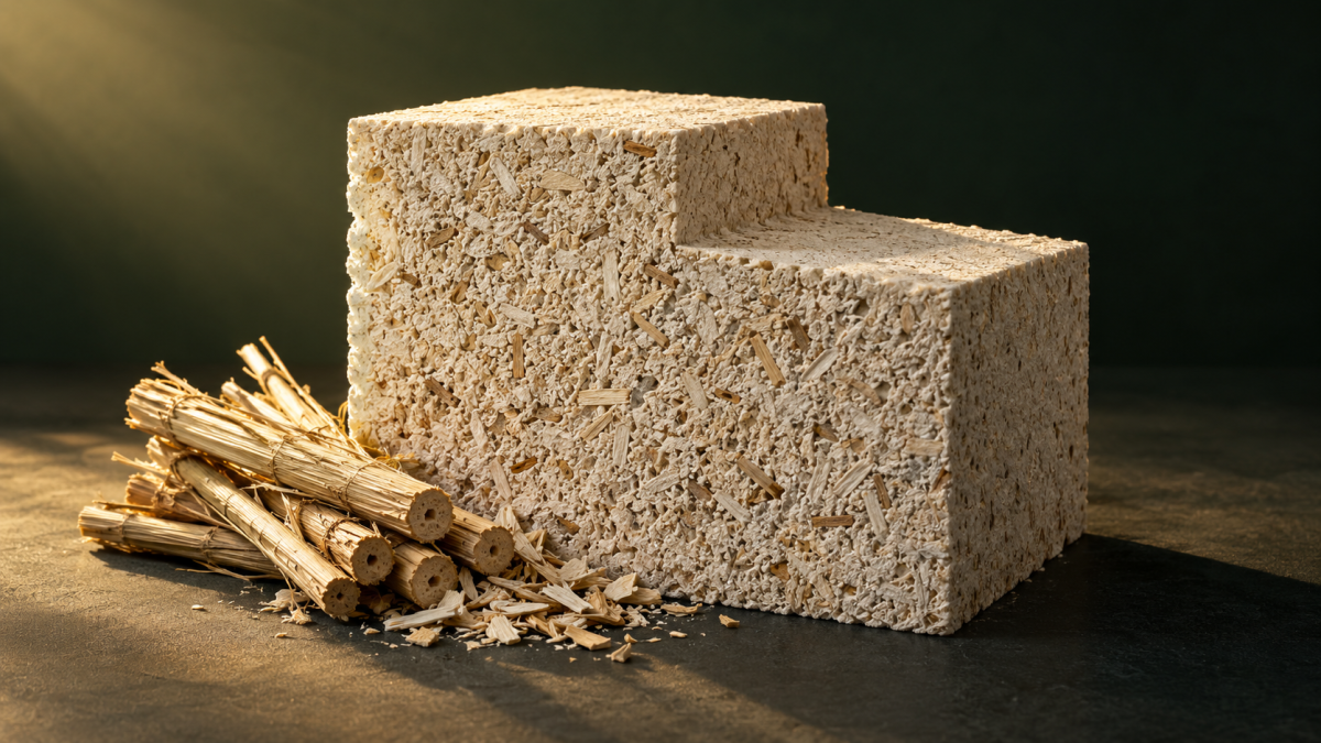 Stronger Hempcrete Retains Its Carbon-Negative Potential