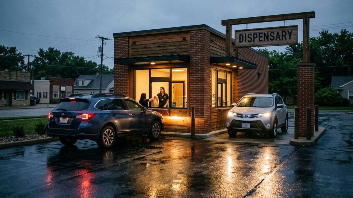 Grayville Dispensary Debuts Two-Window Drive-Thru, Terrabis Announces